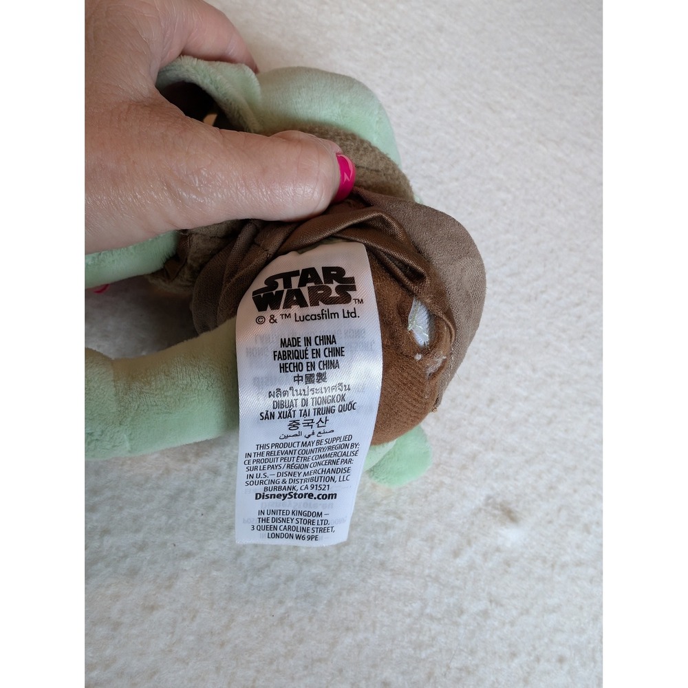 Disney Grogu Talking Plush 7" Star Wars Mandalorian Baby Yoda The Child Sound - Picture 4 of 9
